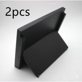 Magnetic Knife storage rack (Option: Black2pcs)