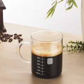 1 PC Transparent Tape With High Borosilicate Glass Cup, Coffee Cup (Option: 1pcs)