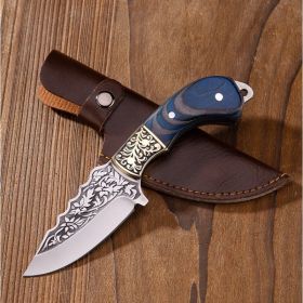dsBlue Carved Fruit Knife (Option: Fruit knife)